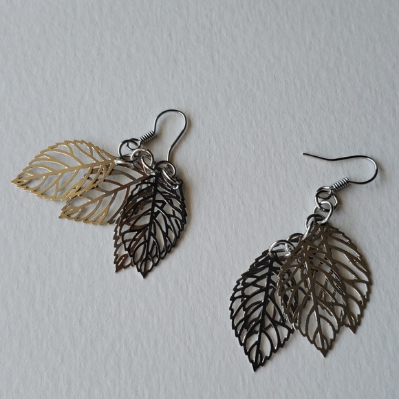 Silver Drop Earrings - Picture 4 of 4